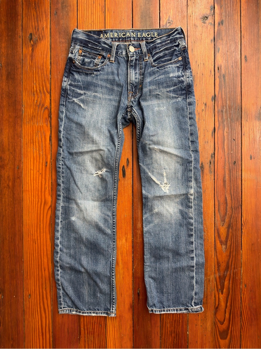 2010s American Eagle Outfitters boys Original Straight jeans 2011 100% cotton